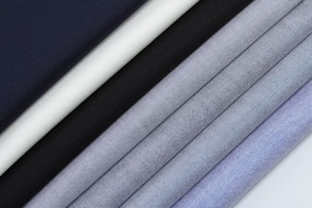 suiting fabric in different colours